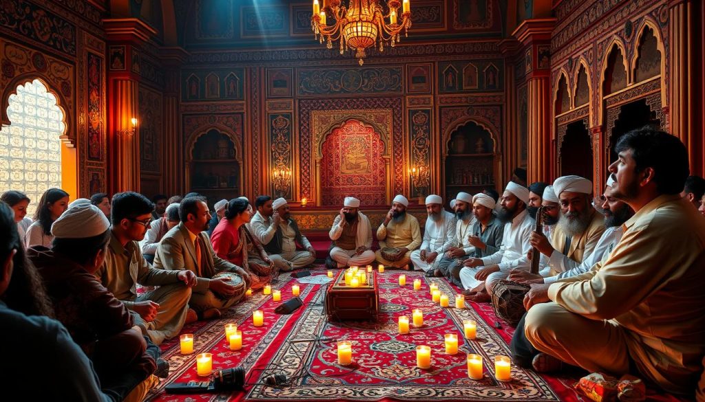 Qawwali performance Qawwali performance