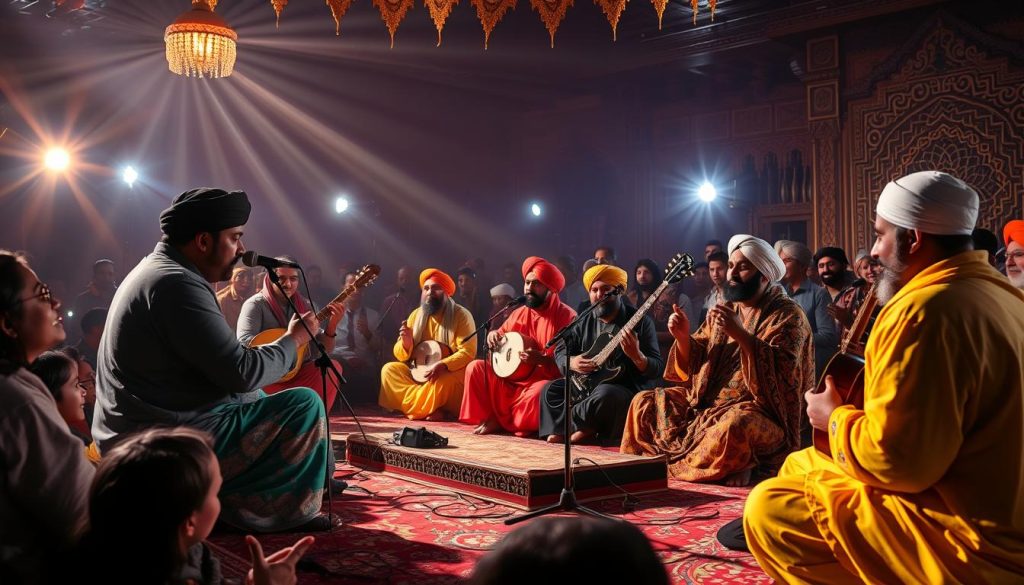 Qawwali performance Qawwali performance