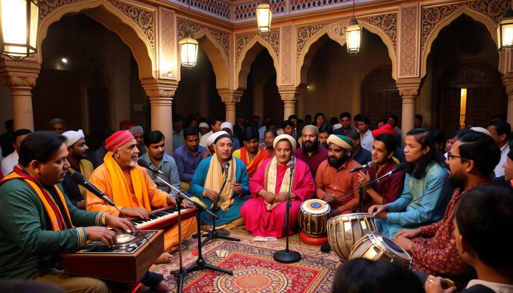 Qawwali performance Qawwali performance