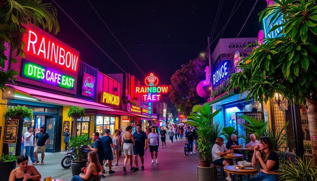 Rainbow Street nightlife Rainbow Street nightlife