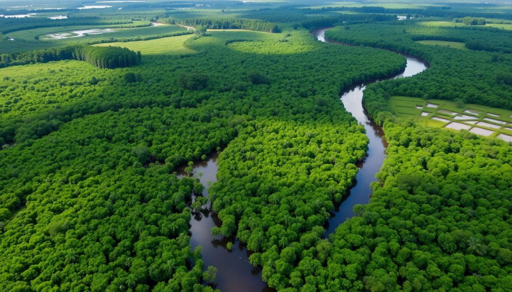 Ratargul Swamp Forest overview Ratargul Swamp Forest overview