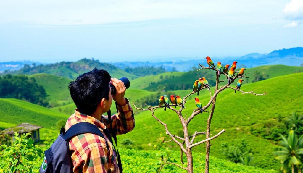 Responsible birdwatching practices in Sylhet. Responsible birdwatching practices in Sylhet.