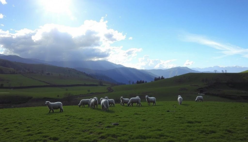 Sheep breeding in Bumthang Sheep breeding in Bumthang