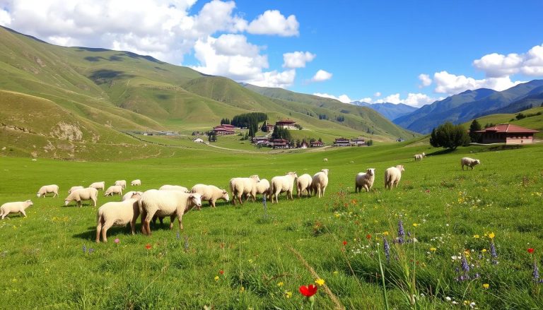 Sheep farming in Bumthang
