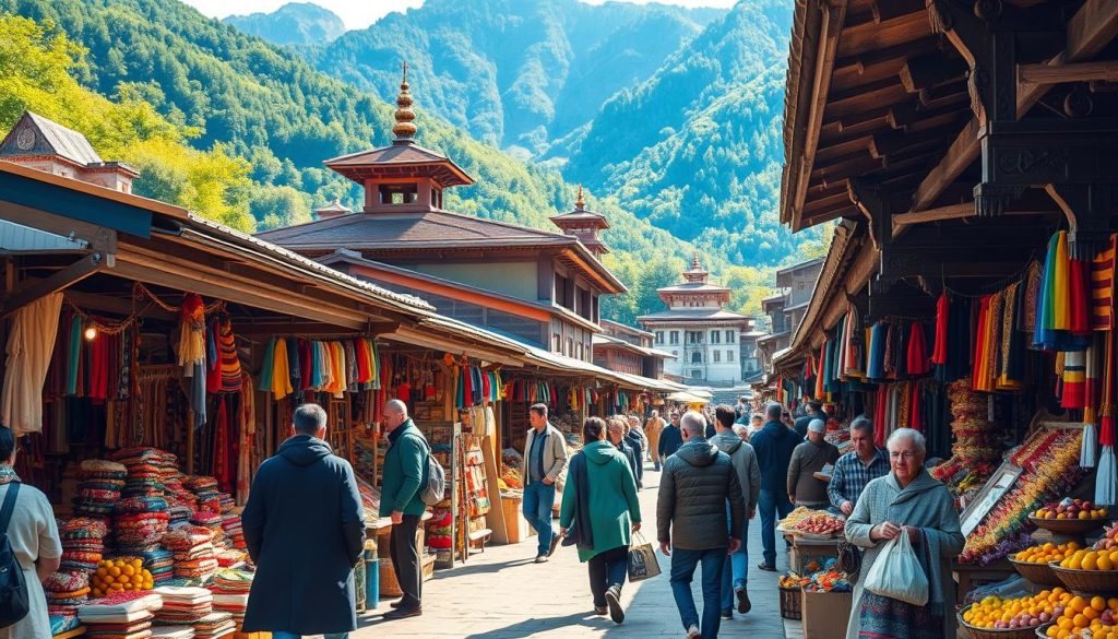Shopping in Bumthang Valley Shopping in Bumthang Valley