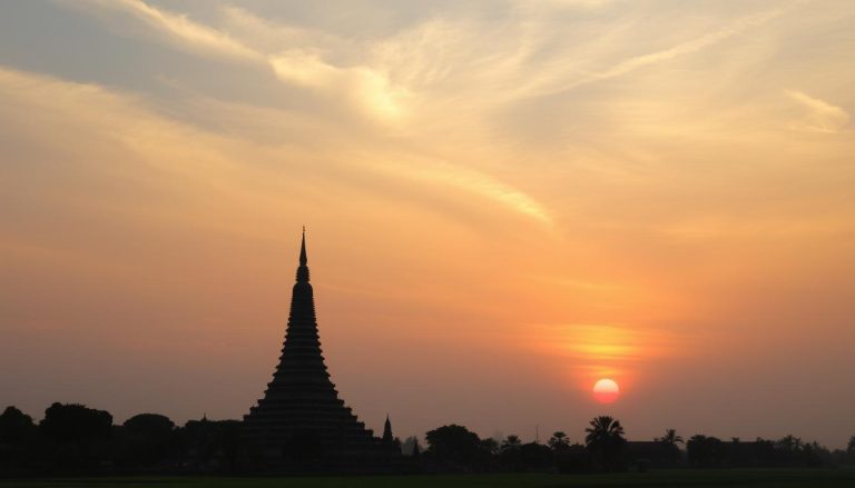 Shwesandaw Pagoda sunset