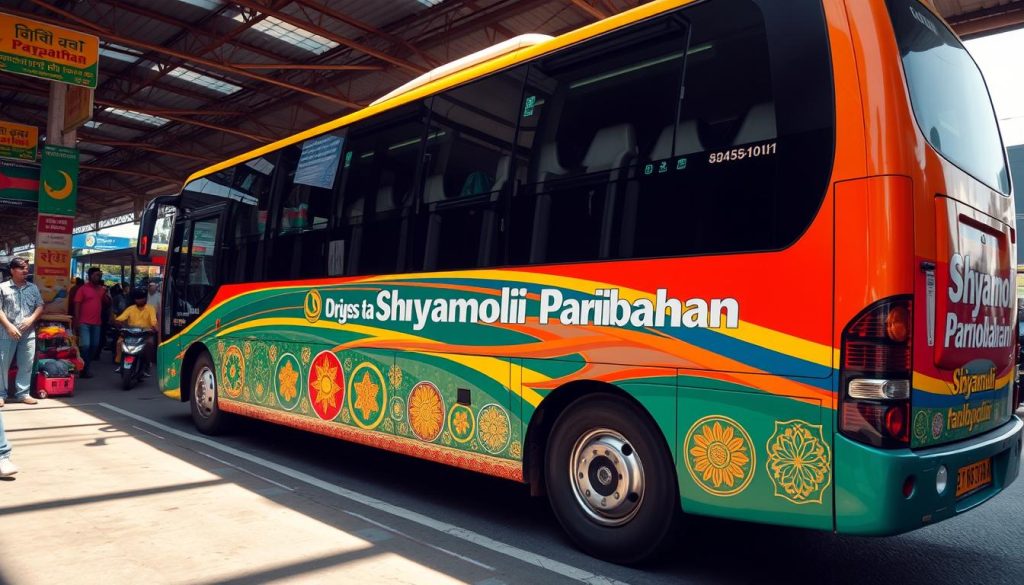 Shyamoli Paribahan bus Shyamoli Paribahan bus