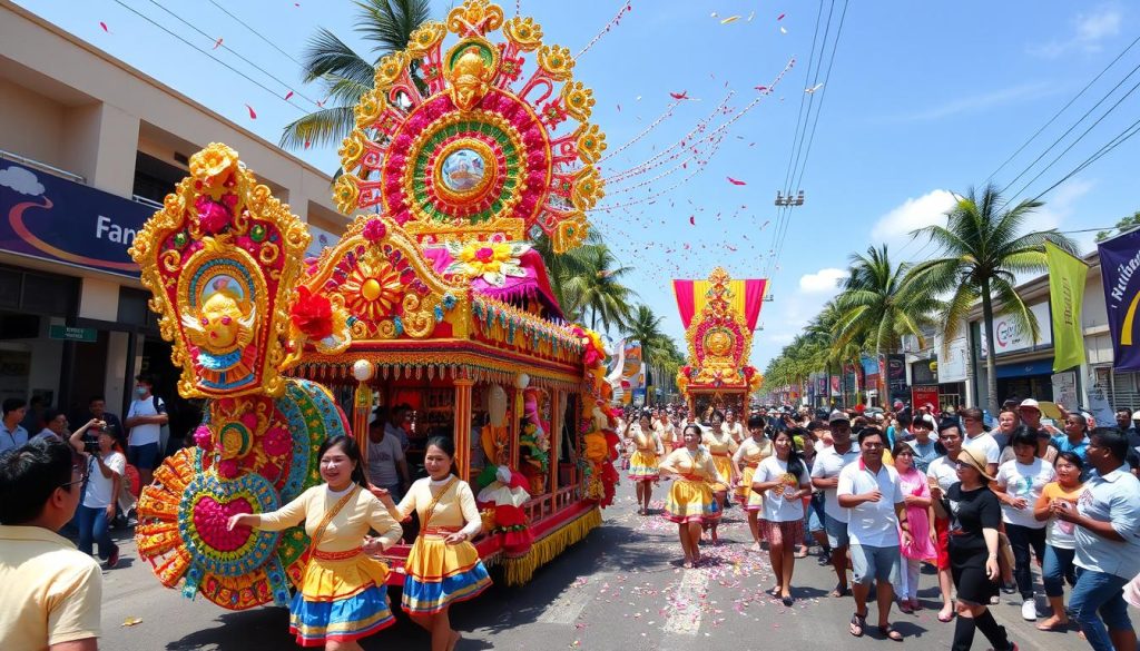 Sinulog festival parade Sinulog festival parade