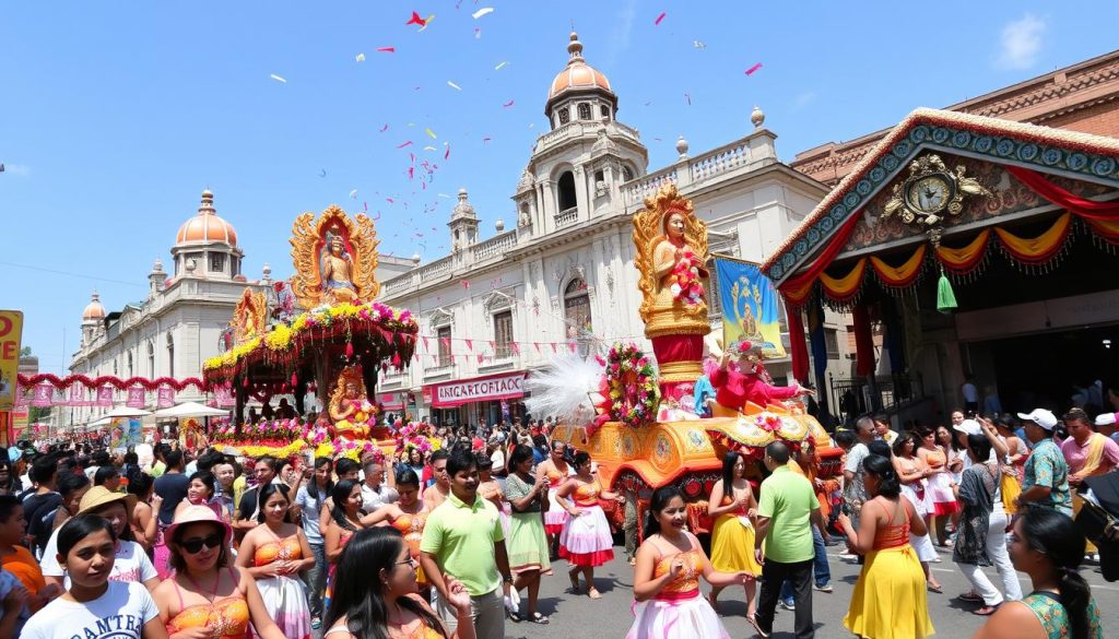 Sinulog festival street parties Sinulog festival street parties