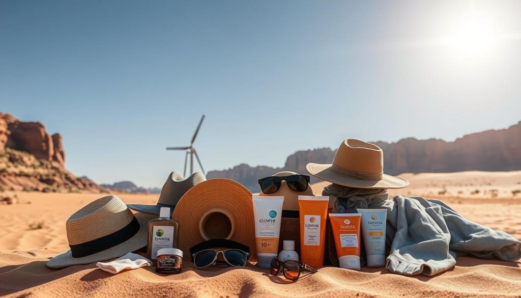 Sun protection in Wadi Rum skincare Sun protection in Wadi Rum skincare