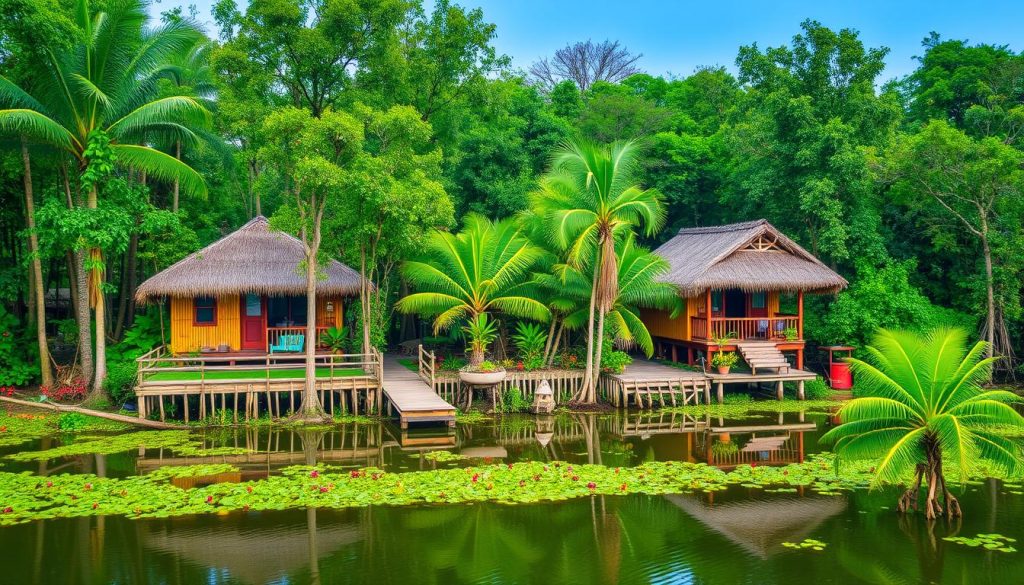 Sundarbans eco-friendly accommodations Sundarbans eco-friendly accommodations