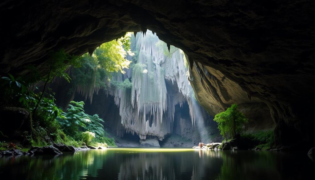 Tham Phu Kham Cave in Laos Tham Phu Kham Cave in Laos