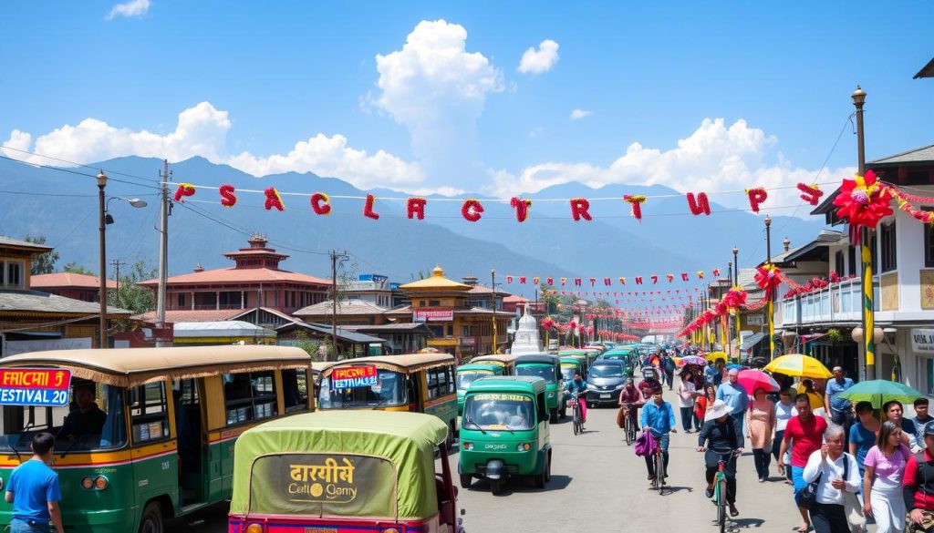 Thimphu festivals transportation options Thimphu festivals transportation options