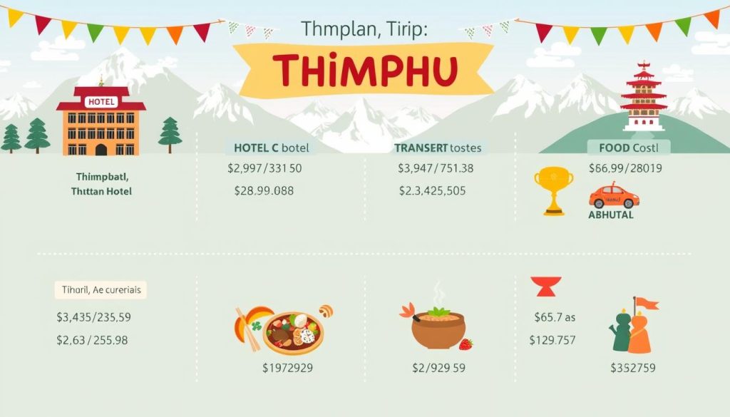Thimphu travel cost breakdown Thimphu travel cost breakdown