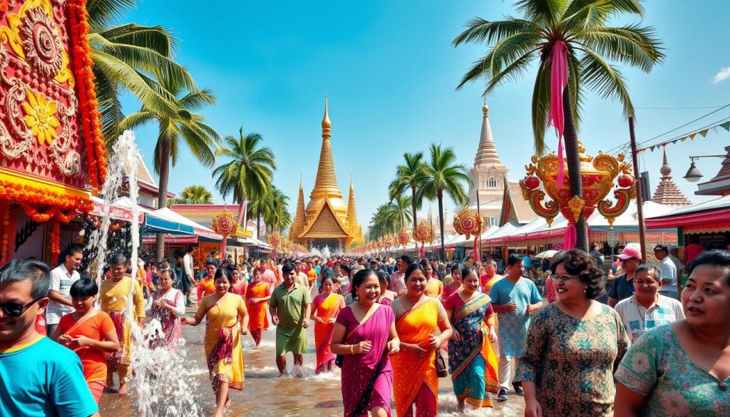 Thingyan Festival in Yangon Thingyan Festival in Yangon