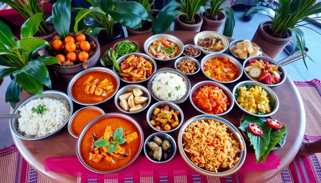 Traditional Burmese cuisine Traditional Burmese cuisine