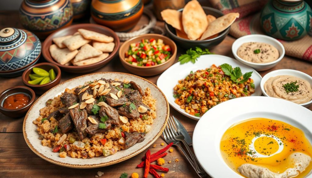 Traditional Jordanian dishes Traditional Jordanian dishes