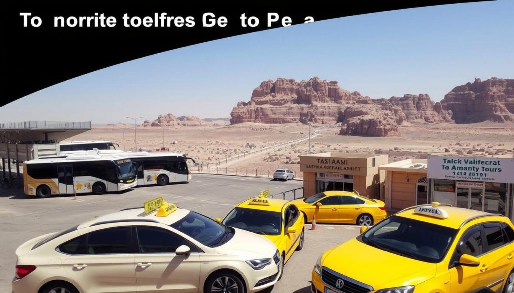 Transportation options from Amman for traveling to Petra Transportation options from Amman for traveling to Petra