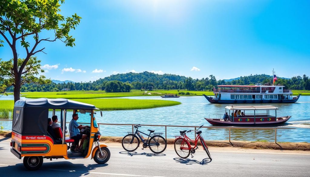 Transportation options in Pakse Transportation options in Pakse