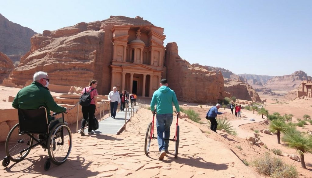 Types of assistance at Petra Types of assistance at Petra