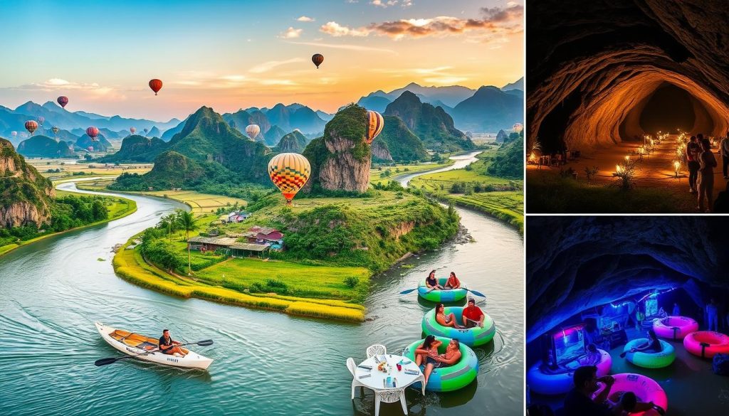Unique experiences in Vang Vieng Unique experiences in Vang Vieng