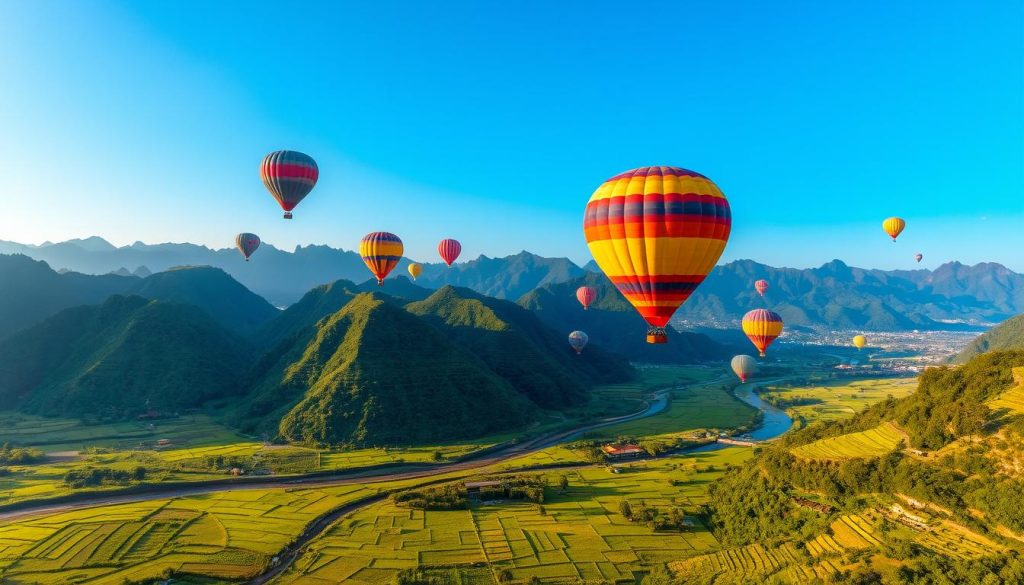 Vang Vieng hot air balloon tours Vang Vieng hot air balloon tours
