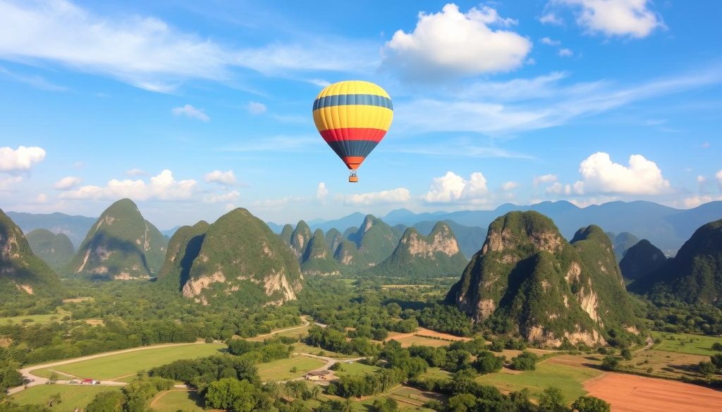 Vang Vieng hot air balloon tours Vang Vieng hot air balloon tours