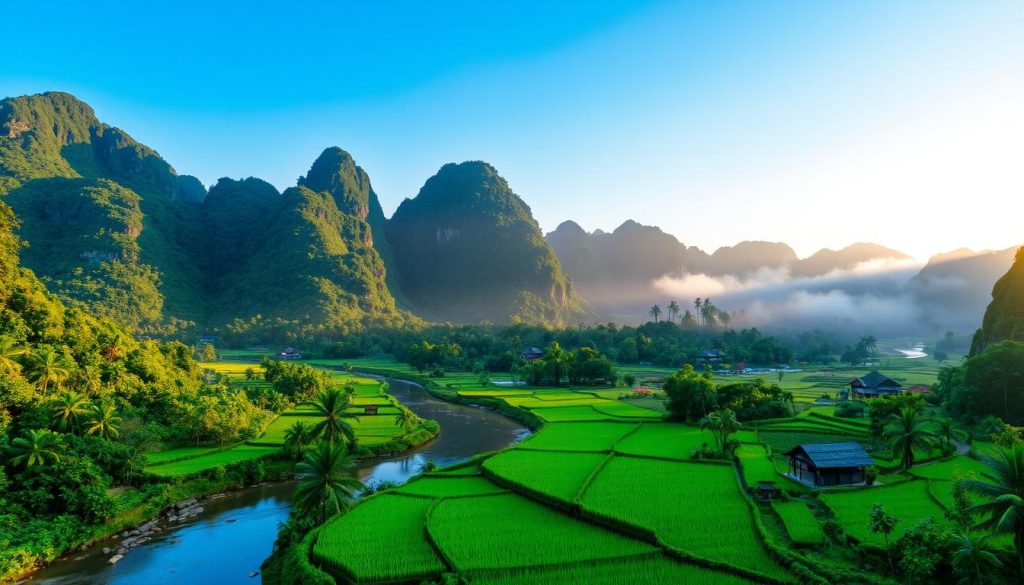 Vang Vieng landscape Vang Vieng landscape