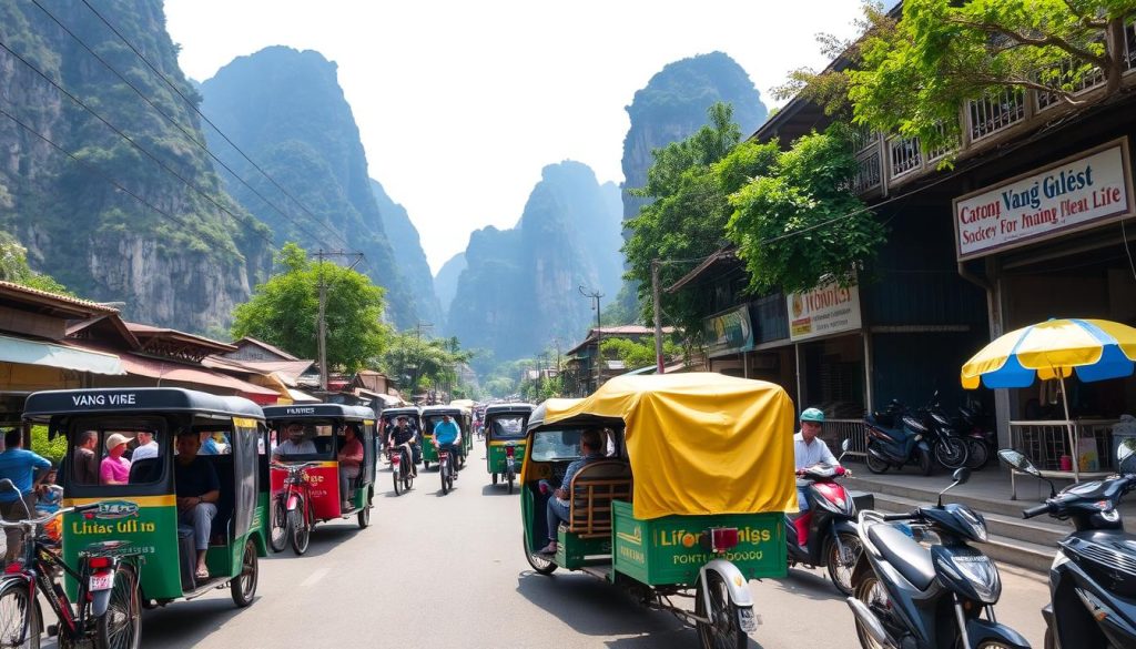 Vang Vieng local transport options Vang Vieng local transport options