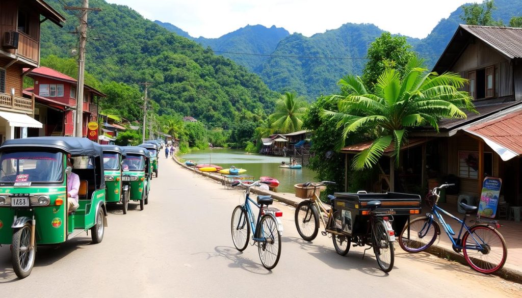 Vang Vieng local transport options Vang Vieng local transport options