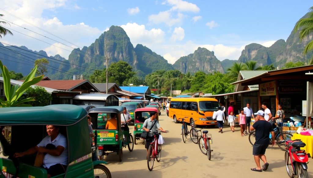 Vang Vieng transportation services Vang Vieng transportation services