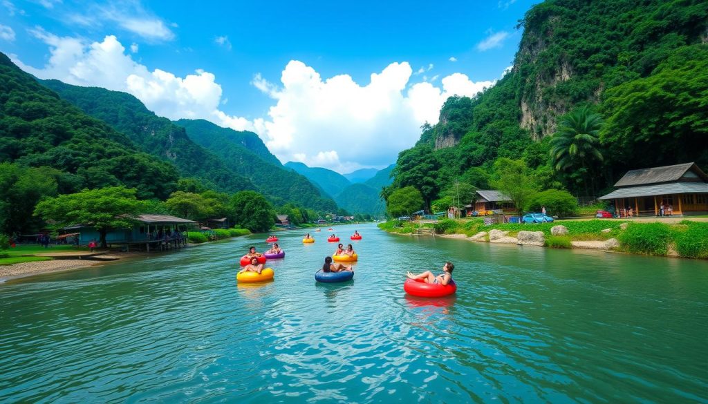 Vang Vieng tubing Vang Vieng tubing