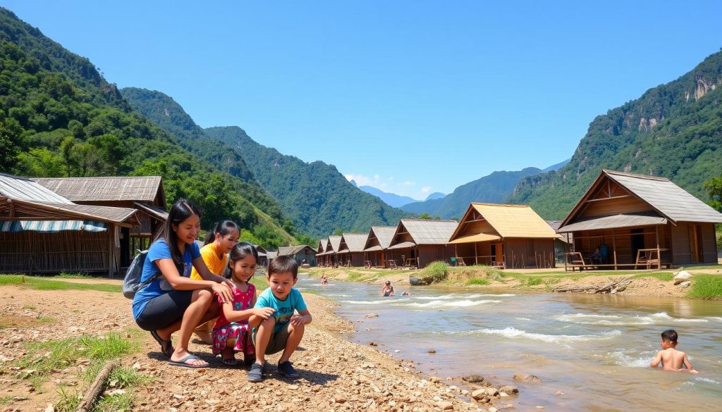 Vang Vieng with kids Vang Vieng with kids