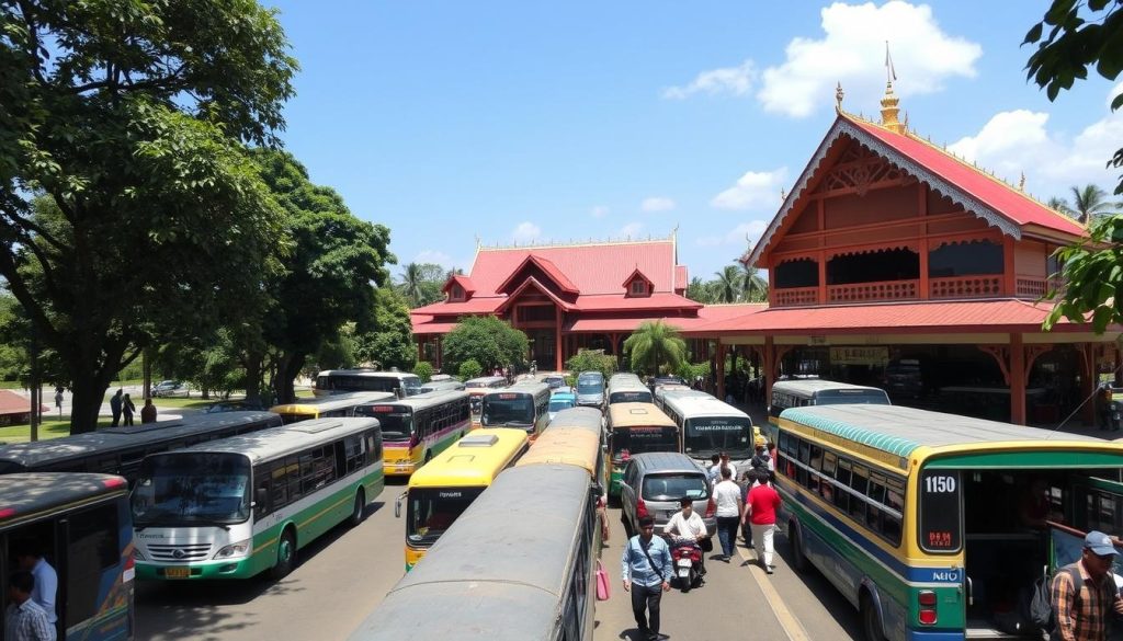 Vientiane bus services Vientiane bus services