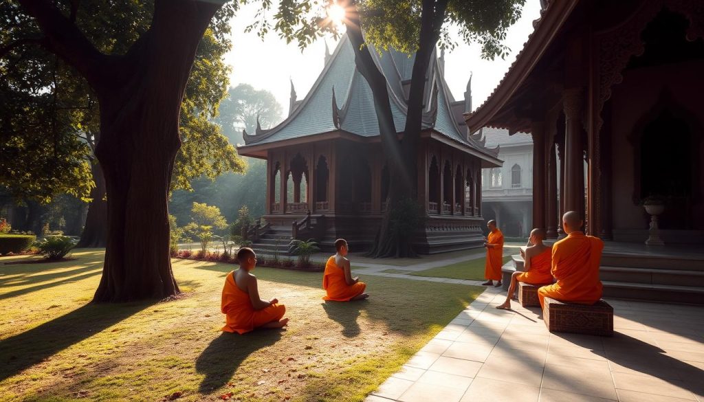 Visit the monks at Wat Sok Pa Luang Visit the monks at Wat Sok Pa Luang