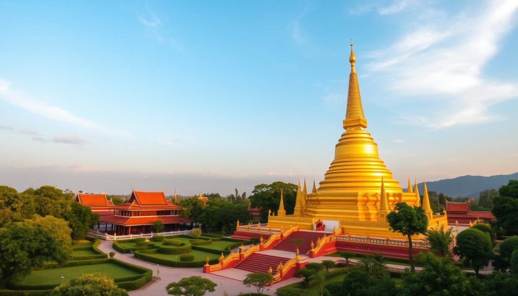 Visiting Pha That Luang Visiting Pha That Luang