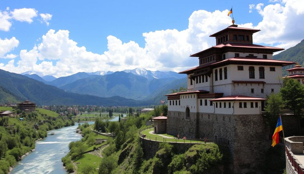 Visiting Rinpung Dzong Visiting Rinpung Dzong