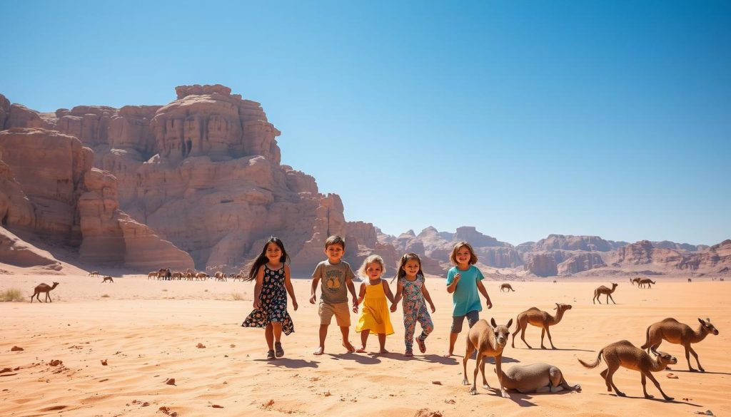 Visiting Wadi Rum with children benefits Visiting Wadi Rum with children benefits