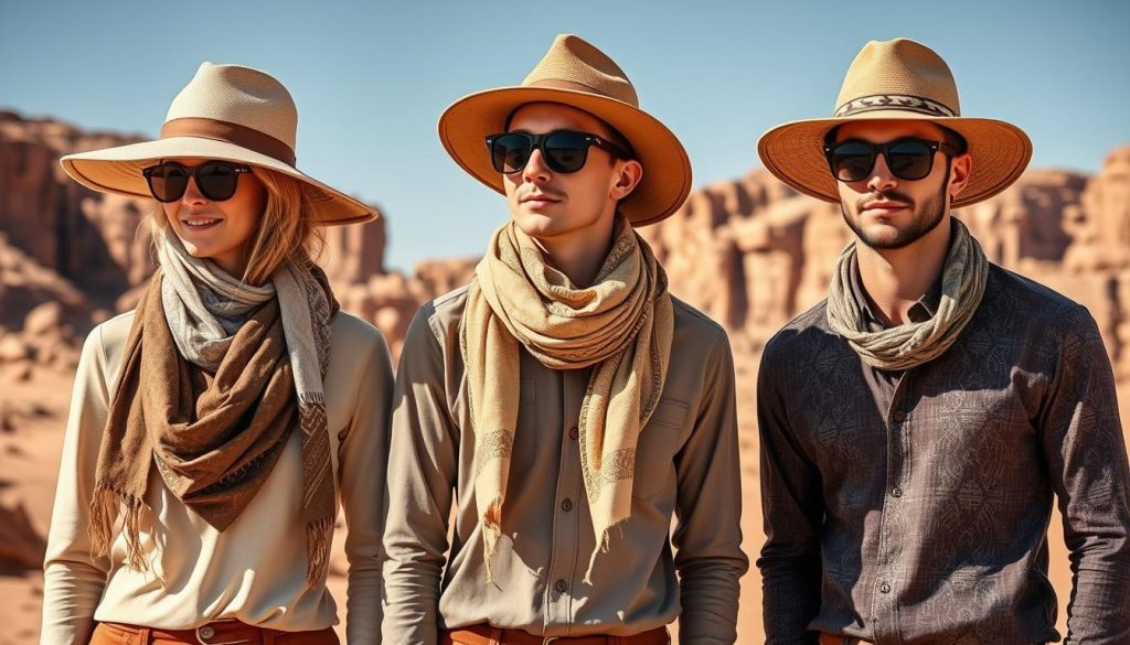 Wadi Rum accessories for sun protection and versatile coverage Wadi Rum accessories for sun protection and versatile coverage