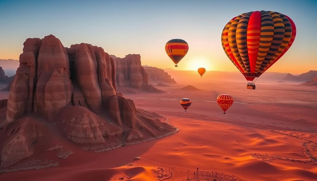 Wadi Rum ballooning excursions Wadi Rum ballooning excursions