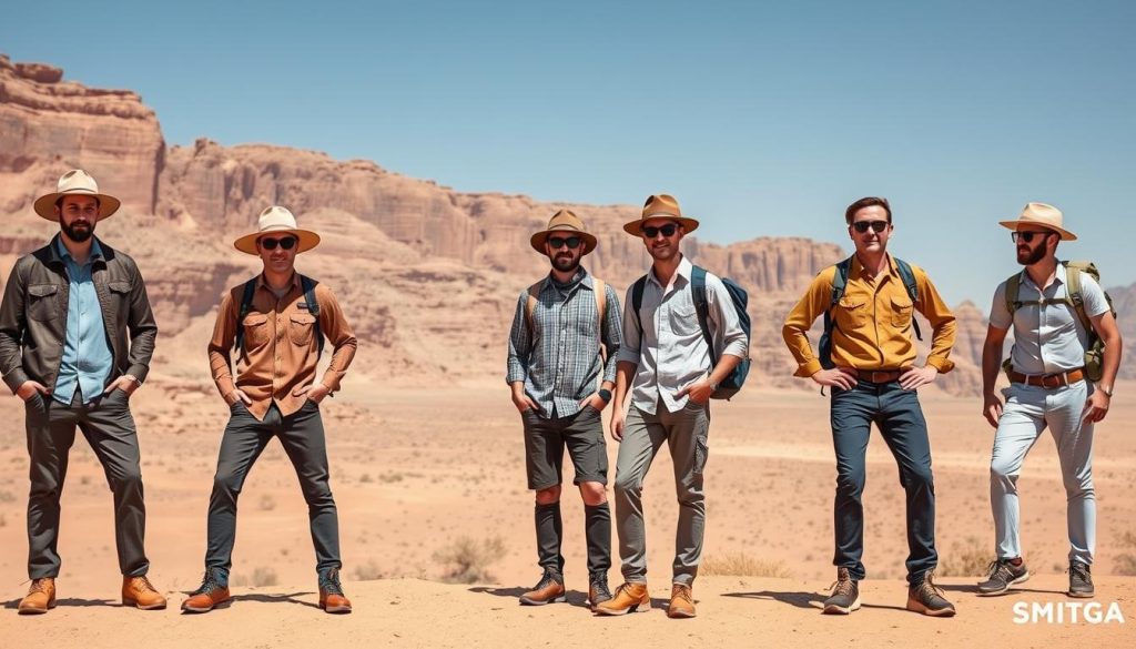 Wadi Rum clothing tips for men Wadi Rum clothing tips for men