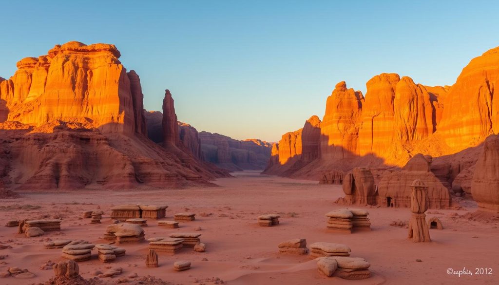 Wadi Rum rock formations Wadi Rum rock formations