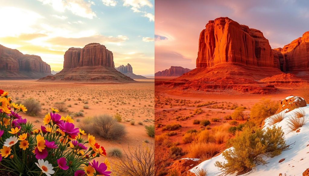 Wadi Rum seasons overview Wadi Rum seasons overview
