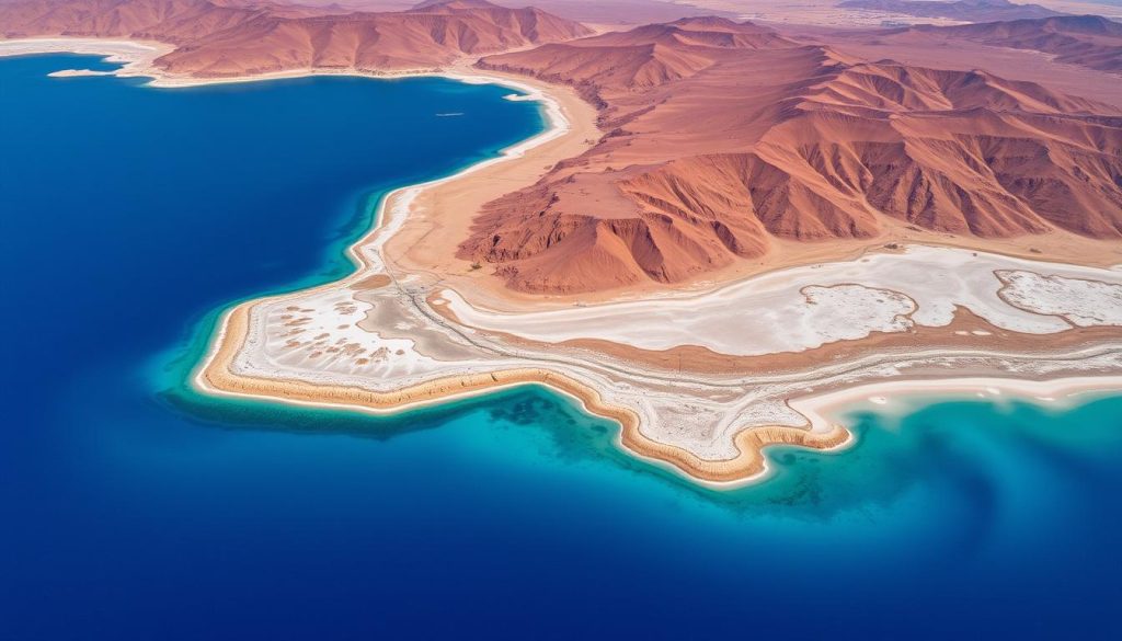 Water levels in the Dead Sea Water levels in the Dead Sea