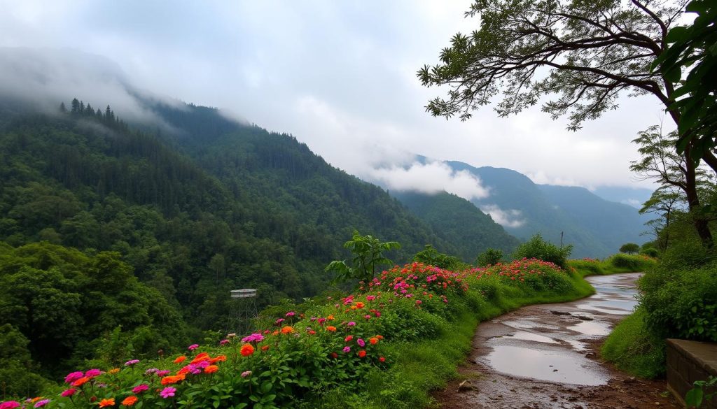 Weather in Paro for hiking during the monsoon season Weather in Paro for hiking during the monsoon season