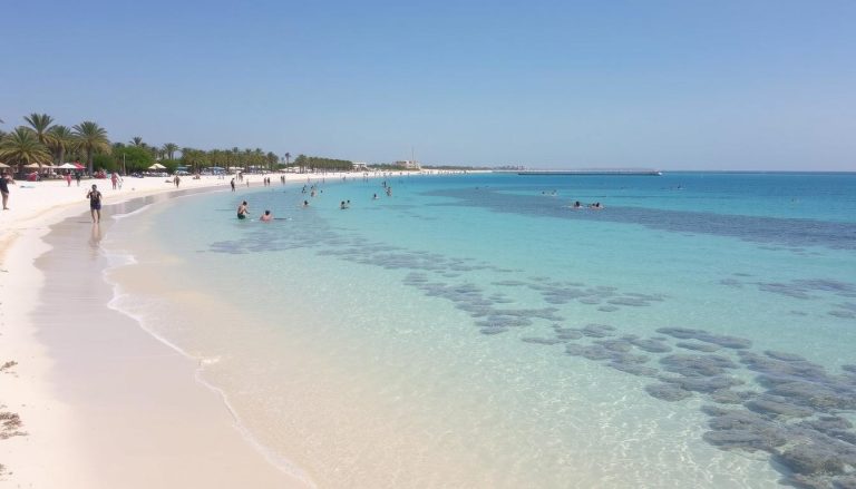 What are the best beaches for swimming and watersports in Al Khor?