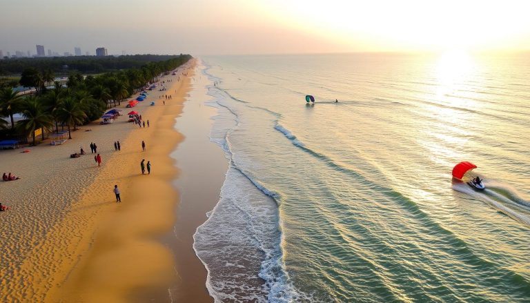 What are the best beaches near Chittagong for relaxation and water sports?