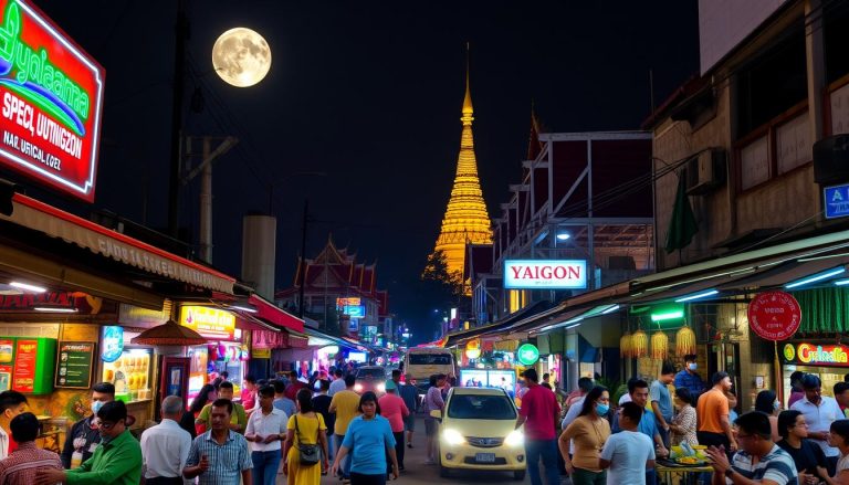 What are the top places to enjoy nightlife in Yangon?