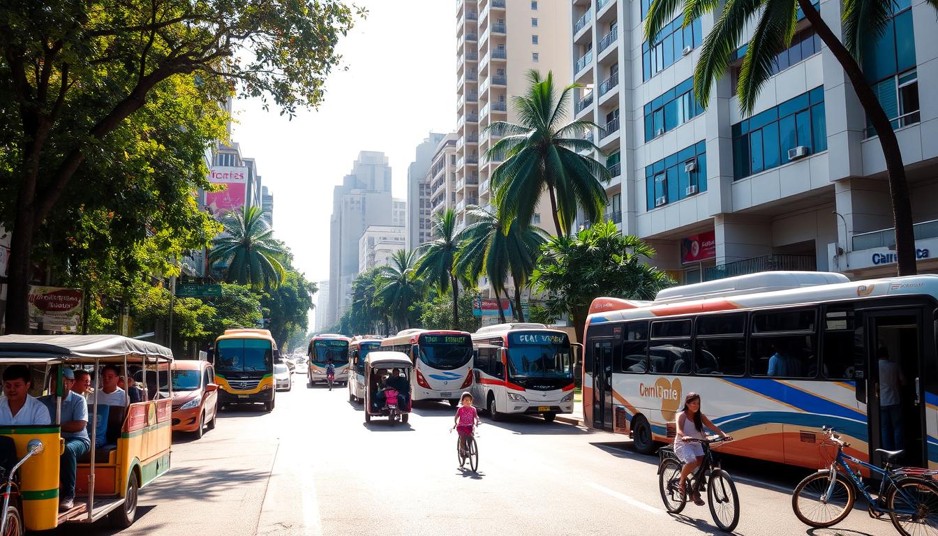 What is the best way to get around Manila with kids?