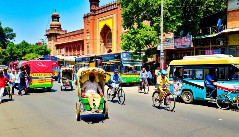What is the best way to get around Multan?